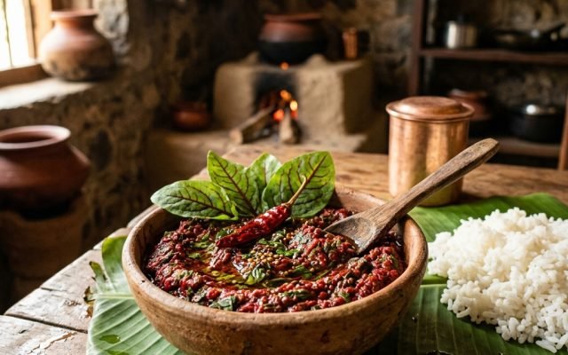 Classic Andhra Curd Rice with Ginger Pickle