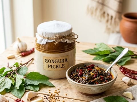Gongura Pickle (Sorrel Leaves)