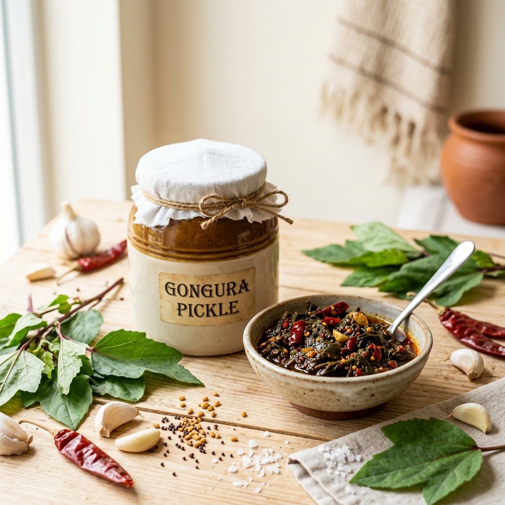 Gongura Pickle (Sorrel Leaves)