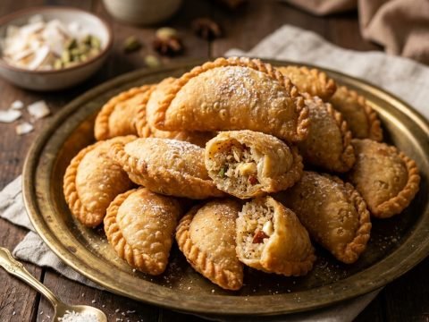 Kajjikayalu (Coconut Gujiya)